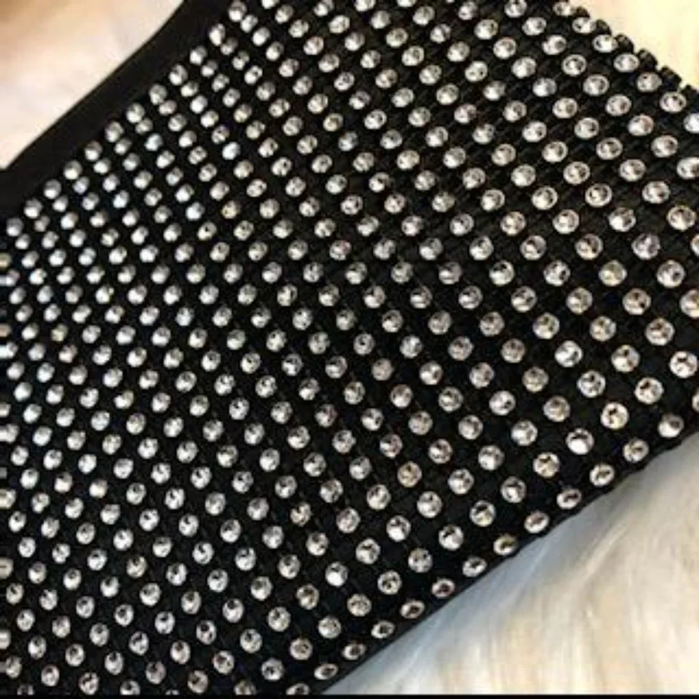 Sasha New York Rhinestone Detail Wristlet